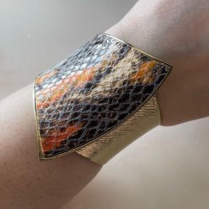 Faux Snakeskin Bracelet